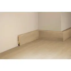 Sockelleiste, Eiche Weiss