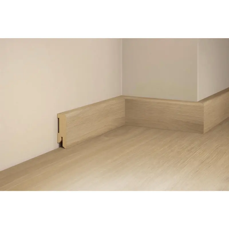 Sockelleiste, Eiche Weiss