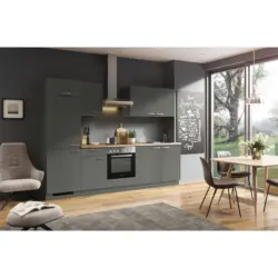 K&uuml;chenblock 280 cm in Anthrazit