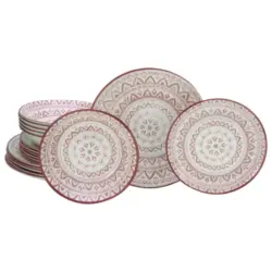 Tafelservice Mexico rot 18-teilig