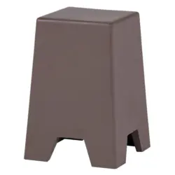 Beistelltisch in Glas, Keramik 36/51/36 cm