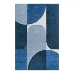 Webteppich 160/230 cm Backup Blau, Dunkelblau, Pastellblau