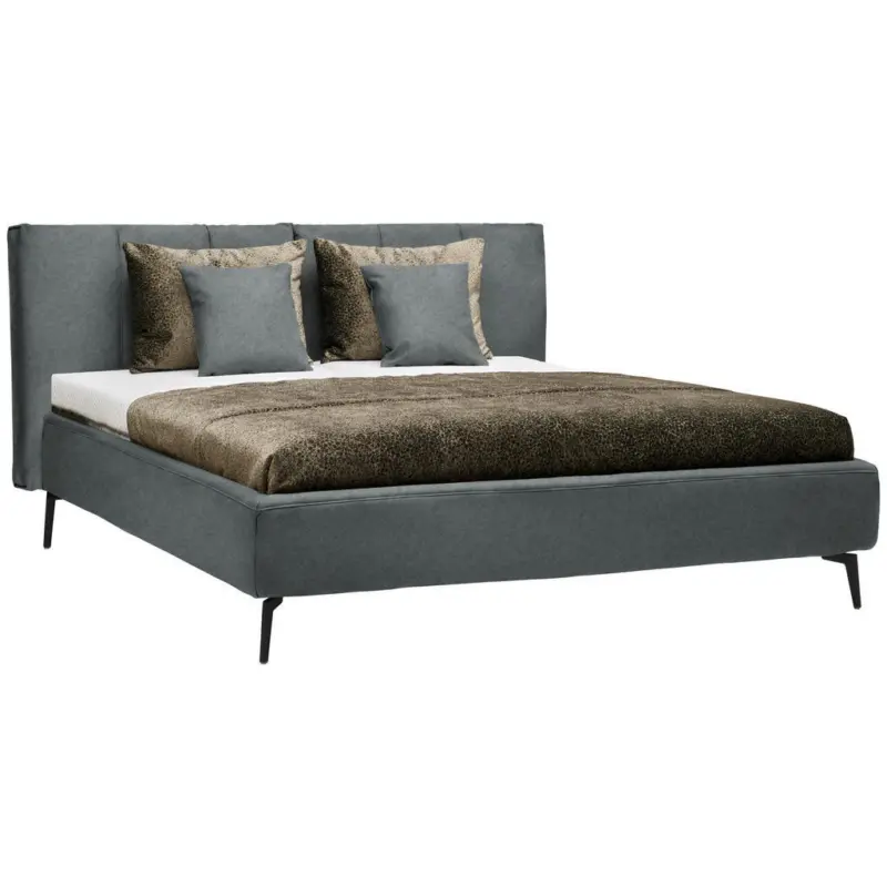 Polsterbett Matratze, Lattenrost Anthrazit 160/200 cm
