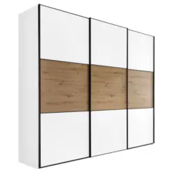 Schwebet&uuml;renschrank in Wei&szlig;, Eiche Artisan