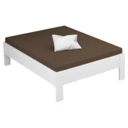 Bettrahmen 120/200 cm in Wei&szlig;