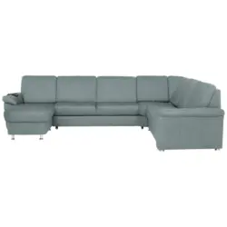 Wohnlandschaft in Flachgewebe Salbeigr&uuml;n