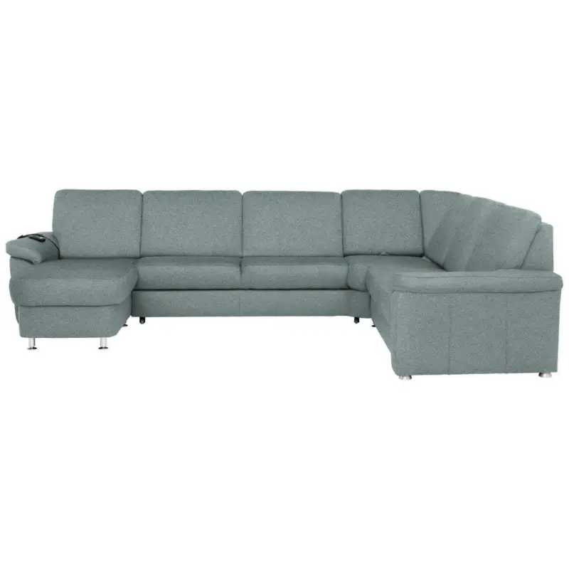 Wohnlandschaft in Flachgewebe Salbeigr&uuml;n