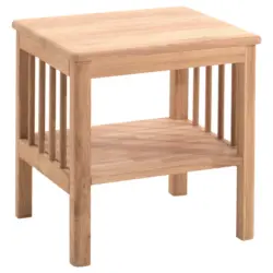 Nachttisch 50/50/45 cm in massiv Eiche Eichefarben