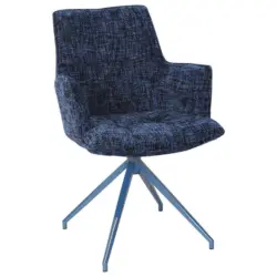 Armlehnstuhl Typenauswahl, Sitzfl&auml;che 360&deg; drehbar, automatische R&uuml;ckholfunktion Chenille