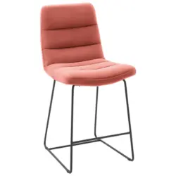 Tresenstuhl in Aprikose