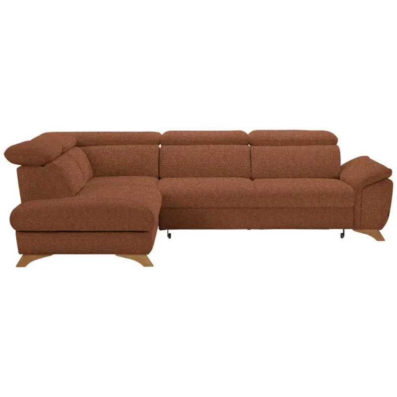 Ecksofa Mercury in Boucl&eacute; Cognac 212/287 cm