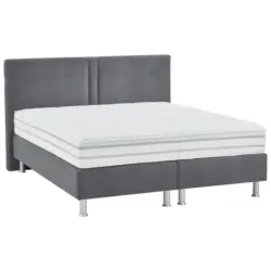 Boxspringbett 180/200 cm in Grau