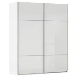 Schwebet&uuml;renschrank in Wei&szlig;