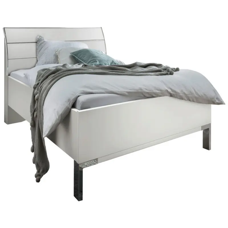 Bett 90/200 cm in Wei&szlig;