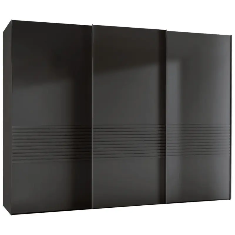 Schwebet&uuml;renschrank in Graphitfarben