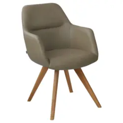 Armlehnstuhl Lederauswahl, Stoffauswahl, Typenauswahl, Gestellauswahl, Sitzfl&auml;che 180&deg; drehbar, automatische R&uuml;ckholfunktion Echtleder