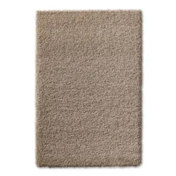 Hochflorteppich 133/195 cm Beige