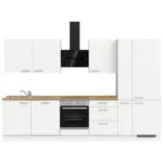 XXXLutz Lauterach - Ihr M&ouml;belhaus bei Bregenz K&uuml;chenleerblock 330 cm in Wei&szlig;, Eichefarben