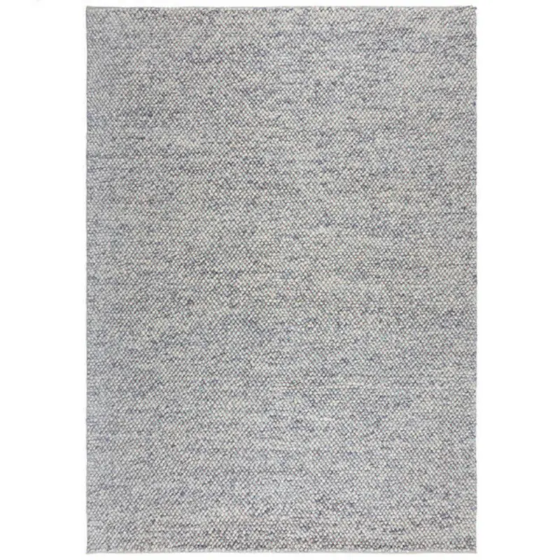 Handwebteppich 120/170 cm Minerals Blau, Creme