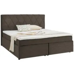 Boxspringbett 160/200 cm in Braun