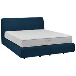 Boxspringbett 180/200 cm in Blau