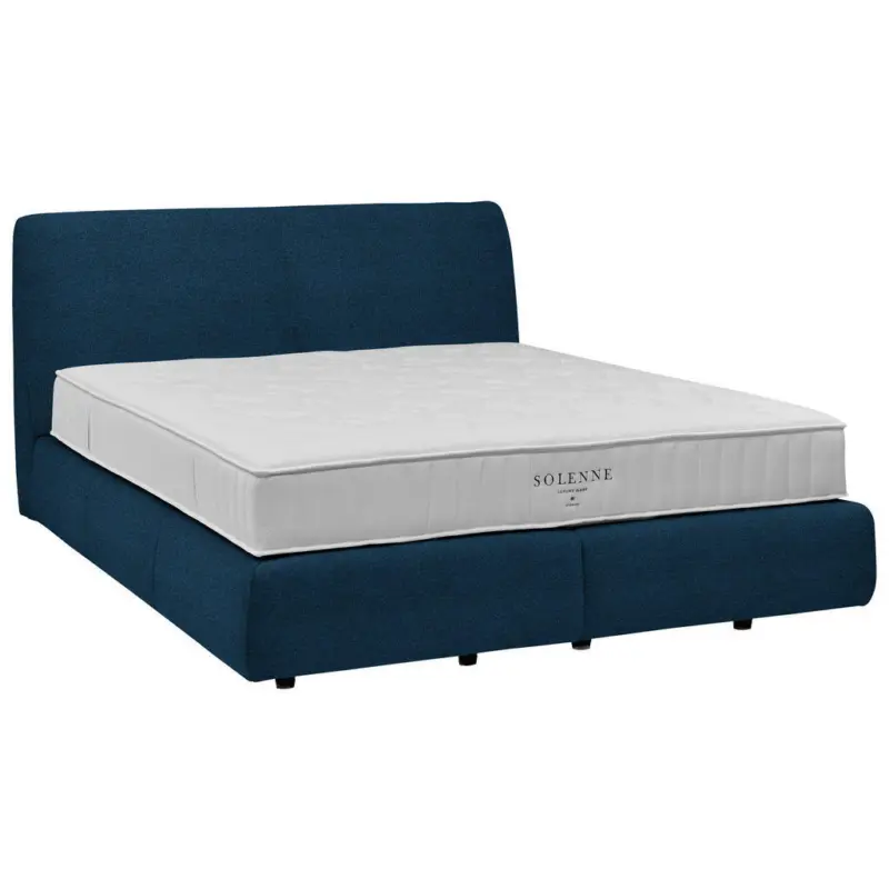 Boxspringbett 180/200 cm in Blau
