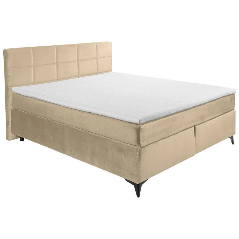 Boxspringbett 180/200 cm in Creme