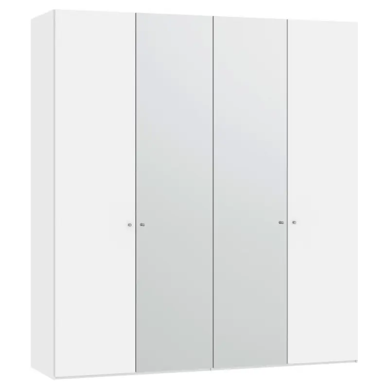 Dreht&uuml;renschrank in Wei&szlig;