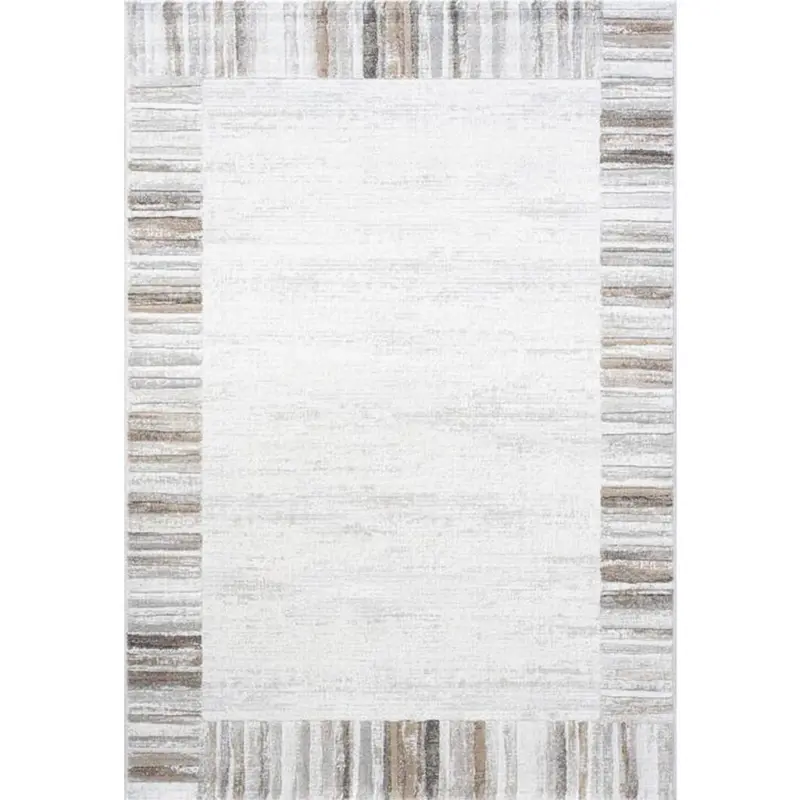 Webteppich 133/195 cm Catania Braun, Creme, Beige