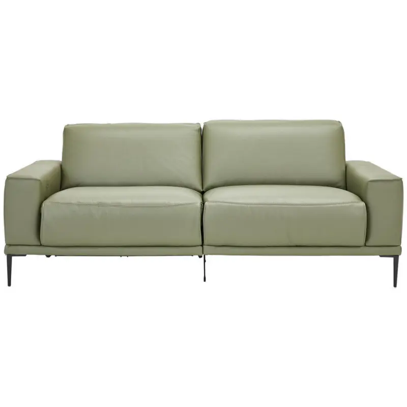 2,5-Sitzer in Echtleder Olivgr&uuml;n