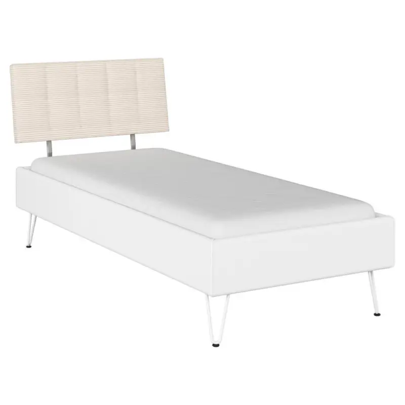 Bett 90/200 cm in Eiche Artisan