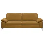 XXXLutz Lauterach - Ihr M&ouml;belhaus bei Bregenz 3-Sitzer-Sofa in Echtleder Currygelb