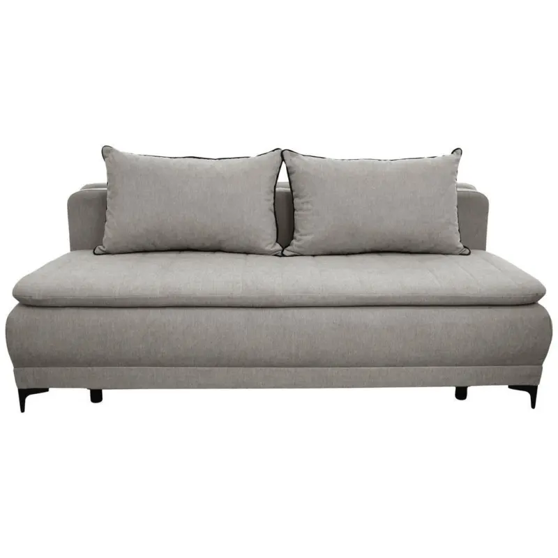 Schlafsofa Moliss in Flachgewebe Taupe