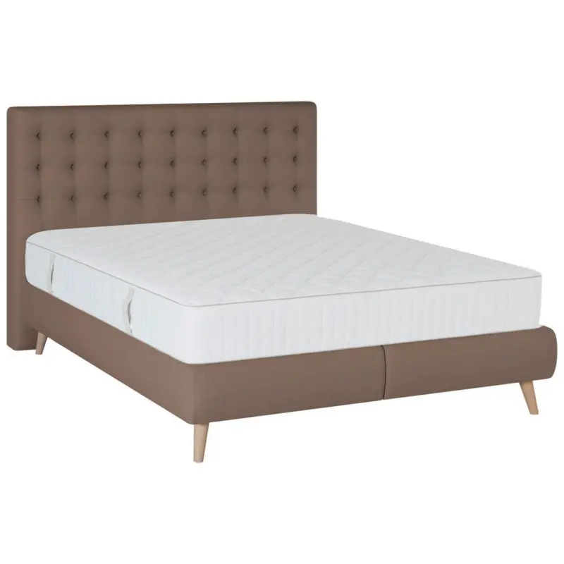 Boxspringbett 160/200 cm in Braun