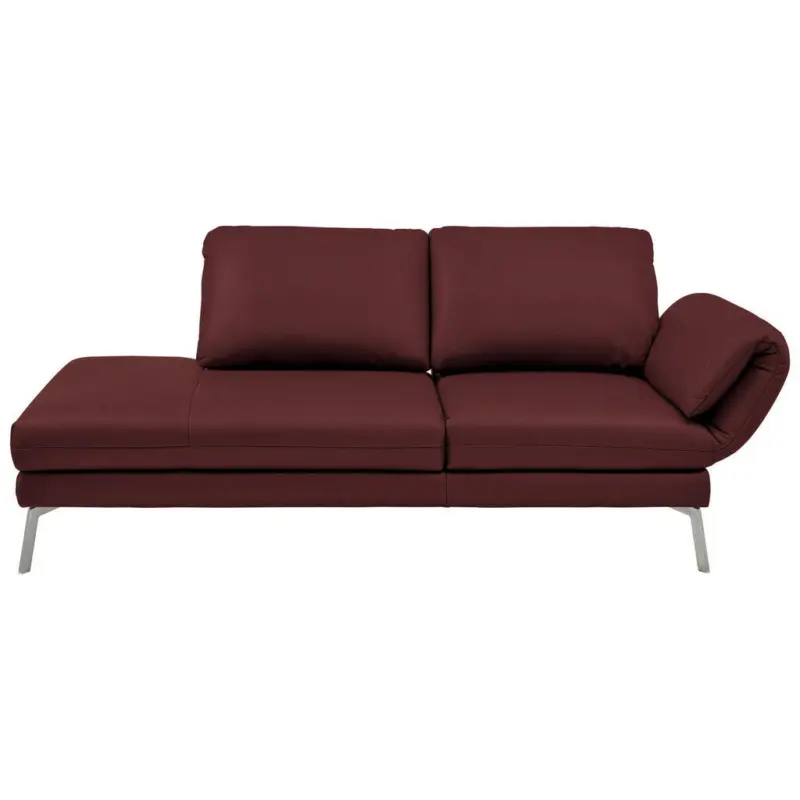 R&eacute;camiere in Echtleder Rot