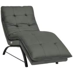 Liege in Echtleder Anthrazit