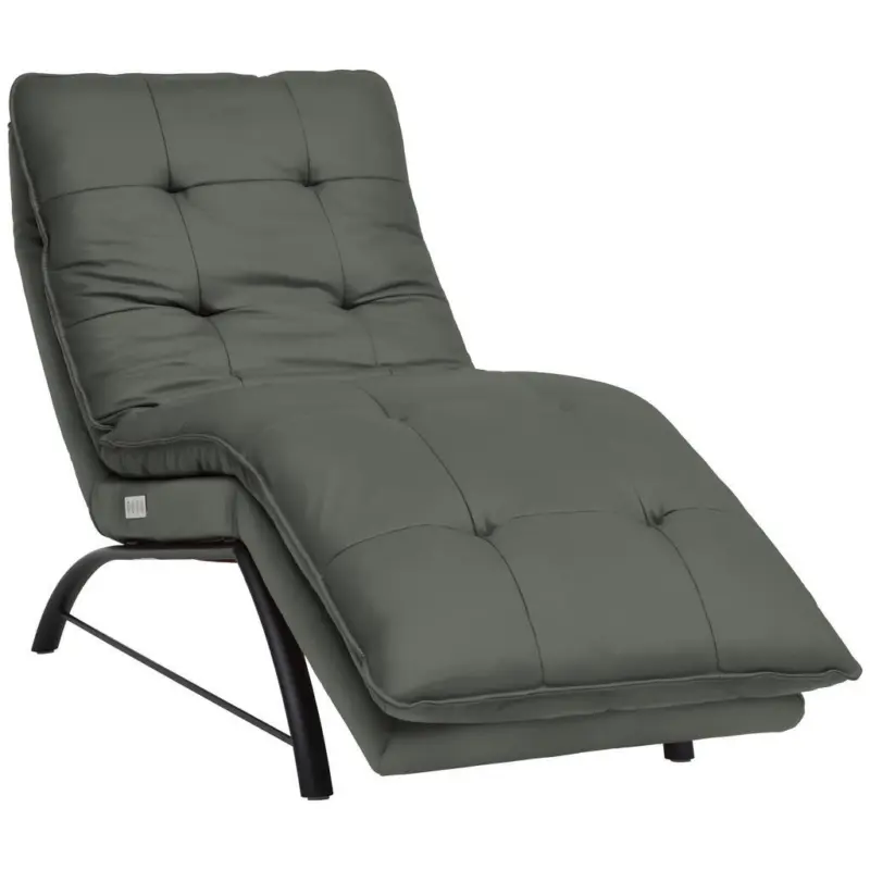 Liege in Echtleder Anthrazit