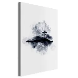 Leinwandbild Abstraktes, B&auml;ume 40/60/1.2 cm