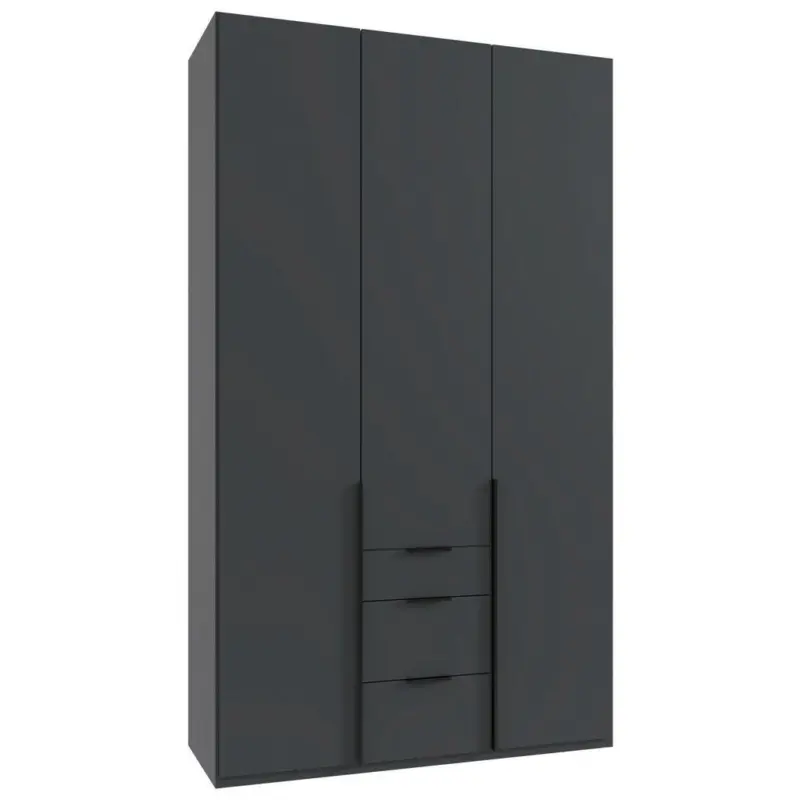 Dreht&uuml;renschrank in Graphitfarben