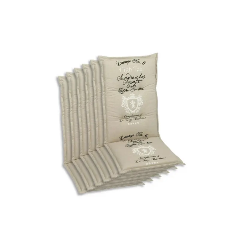 Sesselauflagenset in Beige