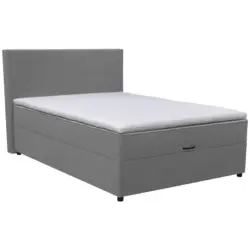 Boxbett 180/200 cm in Grau