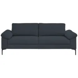 3-Sitzer-Sofa in Flachgewebe Anthrazit
