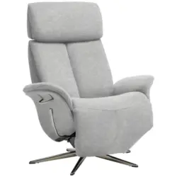 Relaxsessel in Textil Hellgrau