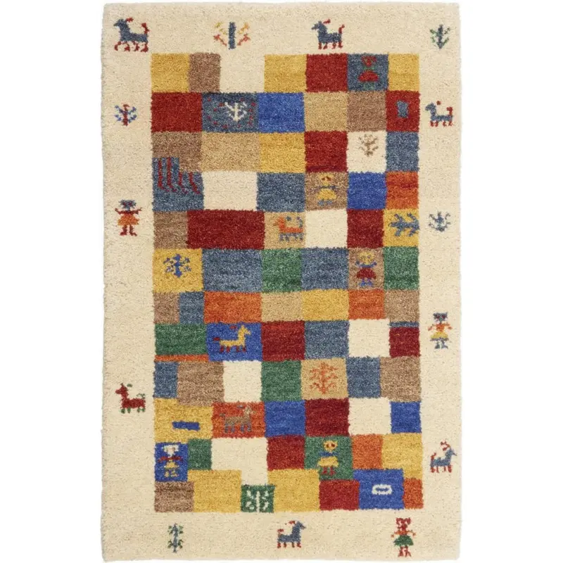 Orientteppich 90/160 cm Fantasia Multicolor