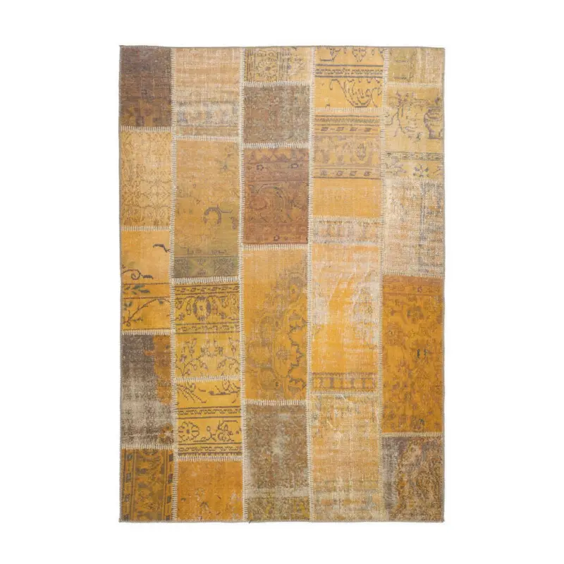 Flachwebeteppich 150/230 cm Faye 525 Gold Goldfarben