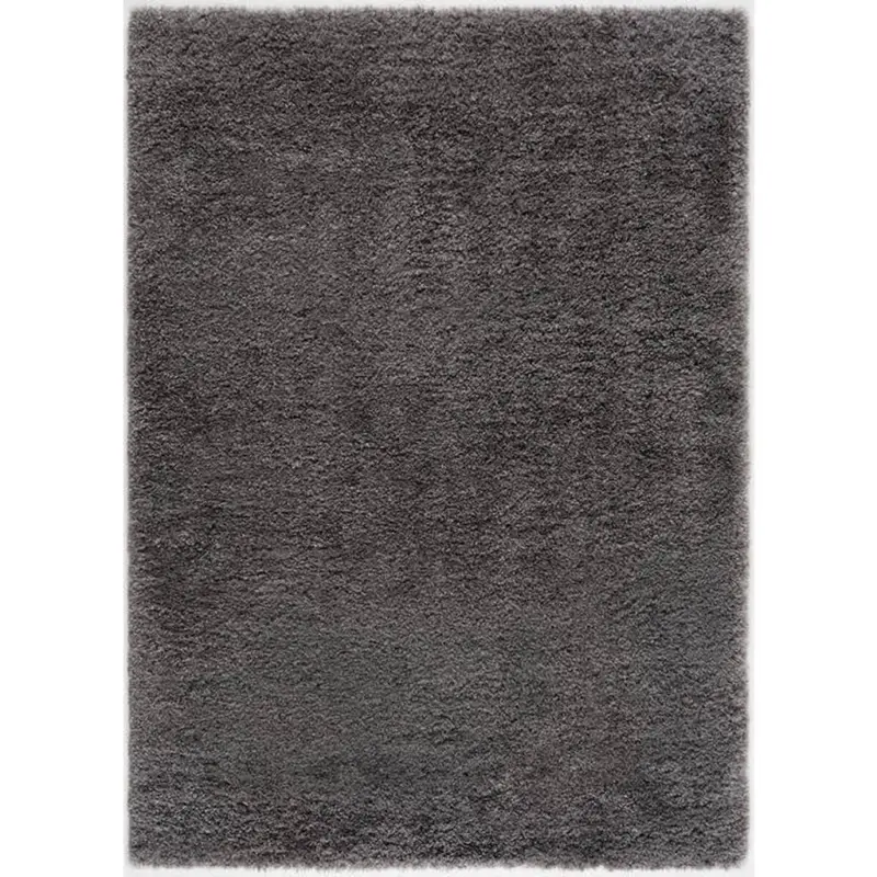 Hochflorteppich 60/110 cm Porto Dunkelgrau
