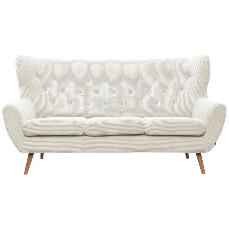 3-Sitzer-Sofa Skagen in Cord Creme