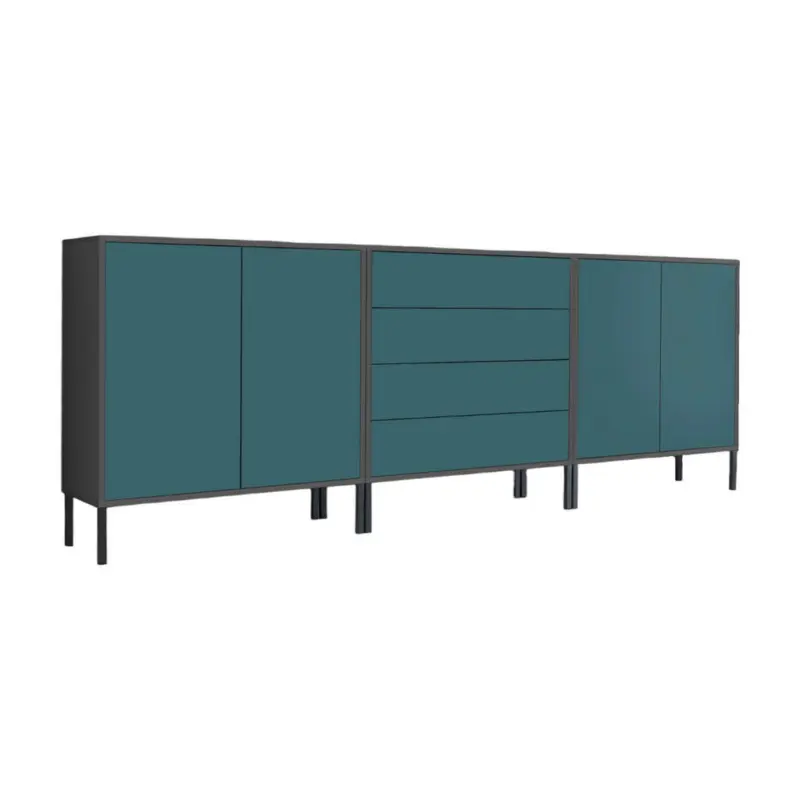 Sideboard Mailand Set 5 + MF in 237/86/33 cm