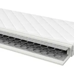 Federkernmatratze 100/200 cm H&ouml;he ca. 16 cm