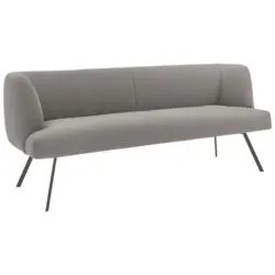 Sitzbank 230/87/64 cm in Anthrazit, Graubraun